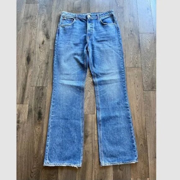 GRLFRND The Melanie High Rise Bootcut Jeans Size 32 Blue USA Made Denim - Picture 3 of 9